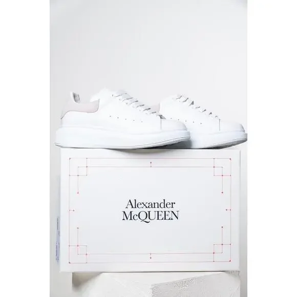 Alexander McQueen White and Cream Chunky Sneaker - Picture 7 of 7